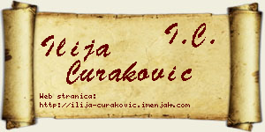 Ilija Curaković vizit kartica